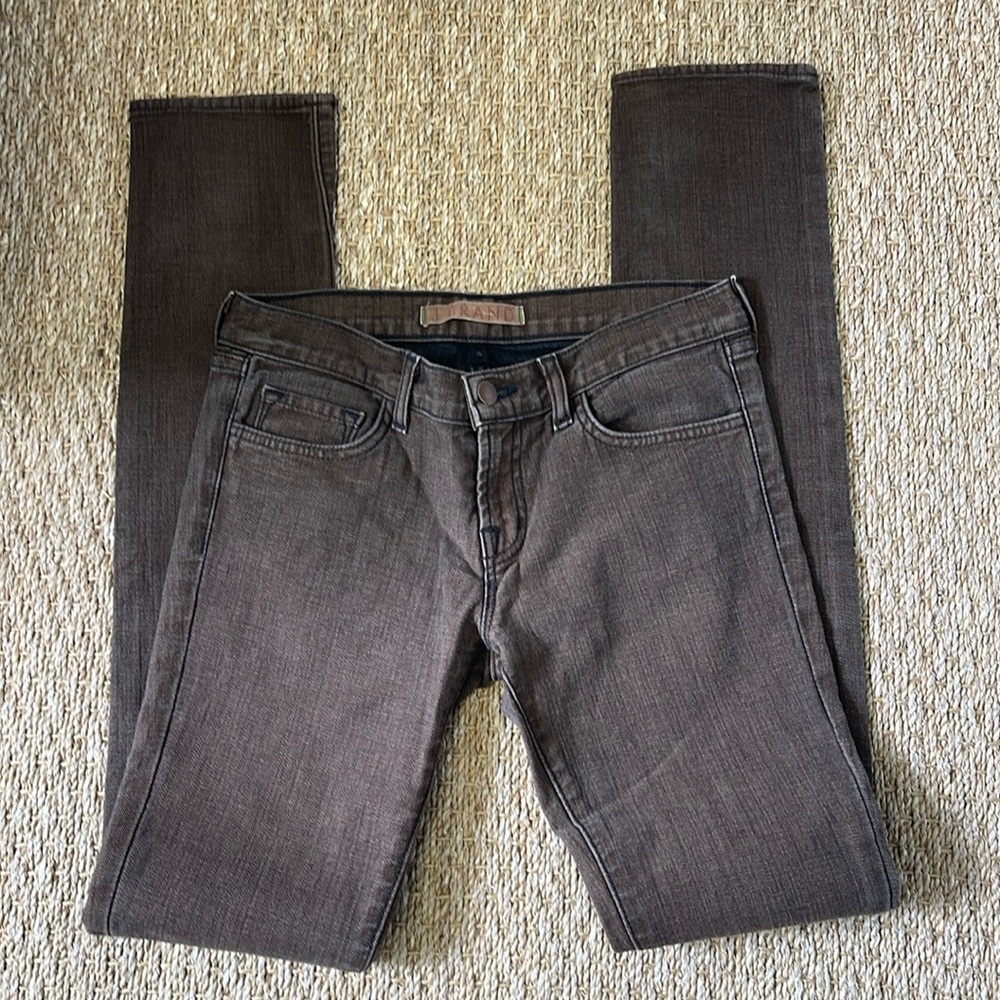 J Brand Brown/Ginger Color Jeans Size 26 Good Condition